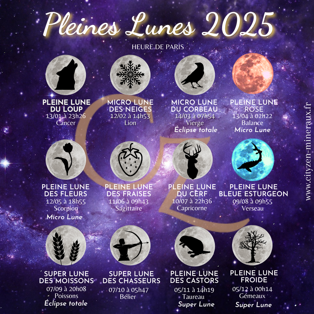 calendrier pleine lune 2025
