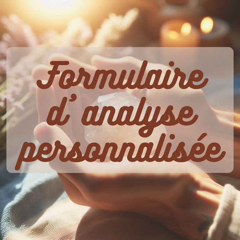 questionnaire lithothérapie