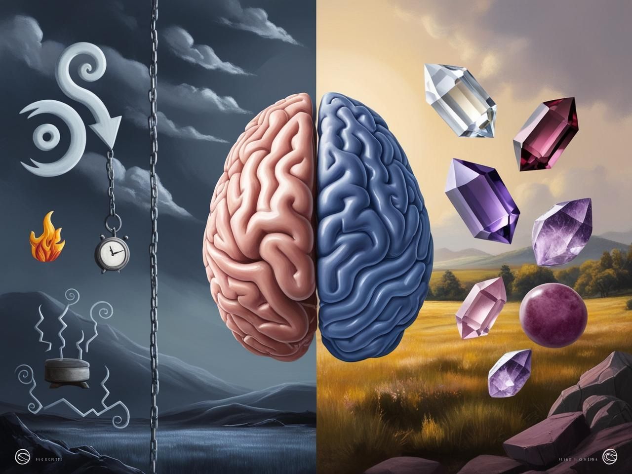 Comment les pierres influencent notre cerveau, notre stress et nos émotions ?