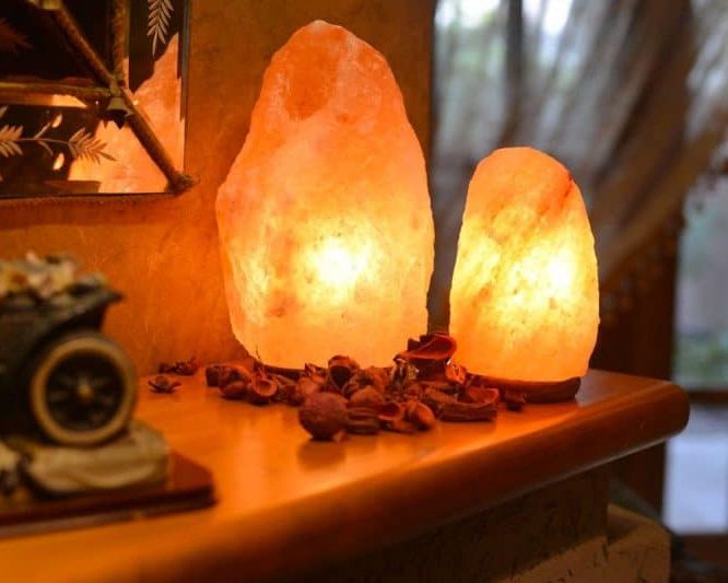 Bienfait anti stress de la lampe de sel rose